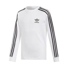 Adidas Športni pulover bela 159 - 164 cm/L 3STRIPES LS