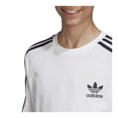 Adidas Športni pulover bela 159 - 164 cm/L 3STRIPES LS