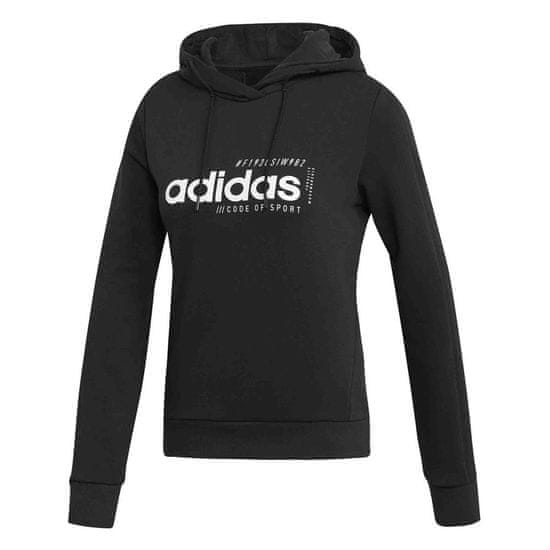 Adidas Športni pulover črna Brilliant Basics Hoodie