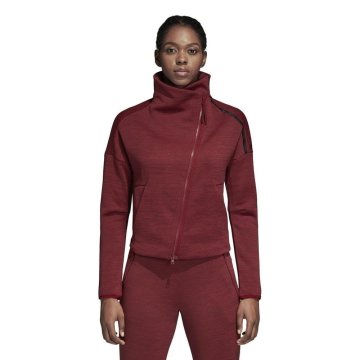 Adidas Športni puloverji bordo rdeča Zne Heartracer Jacket