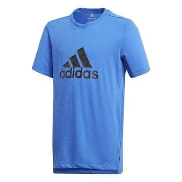 Adidas Majice obutev za trening modra Youth Prime Logo Tee
