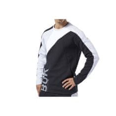 Reebok Športni pulover črna 182 - 187 cm/L Ost Blocked Crew Neck