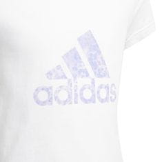 Adidas Majice obutev za trening bela L Essentials Performance Logo Tee