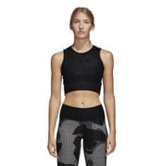 Adidas Majice obutev za trening črna S Top Crop 20