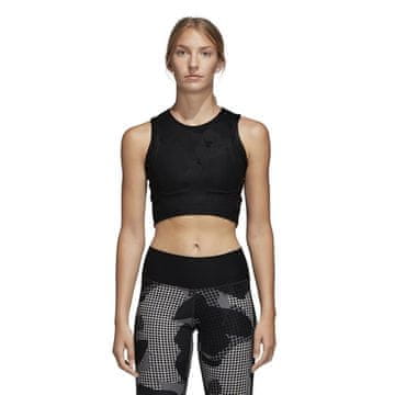 Adidas Majice obutev za trening črna Top Crop 20