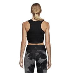Adidas Majice obutev za trening črna S Top Crop 20