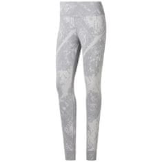 Reebok Hlače obutev za tek siva 158 - 163 cm/XS Combat Lux Bold Jacquard