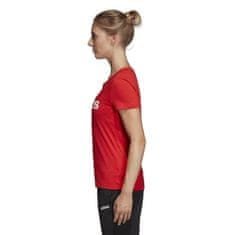 Adidas Majice obutev za trening rdeča XXS Linear