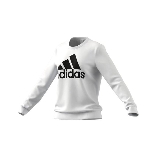 Adidas Športni pulover bela Badge OF Sports
