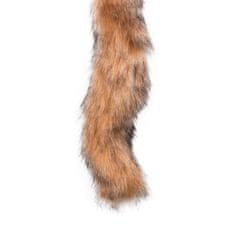 Easytoys Analni čep Fox Tail No. 7, srebrn