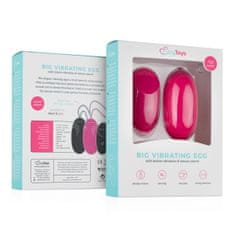 Easytoys Vibracijski jajček EasyToys z daljincem - roza, XL