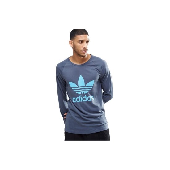 Adidas Majice obutev za trening siva Trefoil