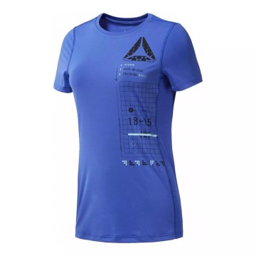 Reebok Majice mornarsko modra Activchill Graphic Tee