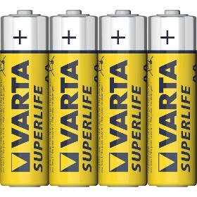 Varta R6 4S AA Superlife Zn