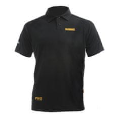 DeWalt MOŠKA POLO MAJICA KRATEK ROKAV ČRN XXL DWC125-013-XXL