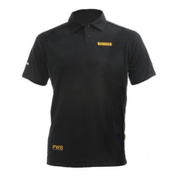 DeWalt MOŠKA POLO MAJICA KRATEK ROKAV ČRN XXL DWC125-013-XXL