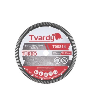Tvardy T00814 Turbo diamantni disk 230x10x22,23 mm