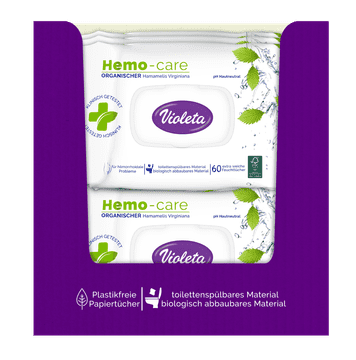 Violeta Hemo-Care vlažilni toaletni papir, 960/1