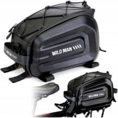 WILD MAN Kolesarska torba za prtljažnik, vodoodporna torba Wild Man, 4L