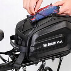 WILD MAN Kolesarska torba za prtljažnik, vodoodporna torba Wild Man, 4L