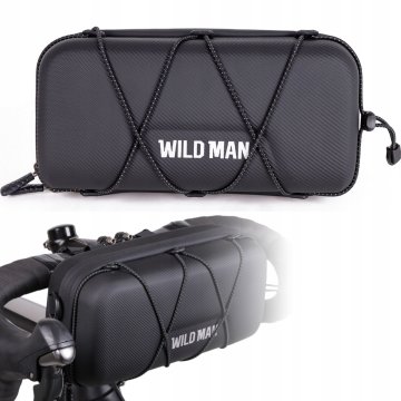 WILD MAN Kolesarska torba za krmilo, vodoodporna torba z pasom in etuijem, Wild Man