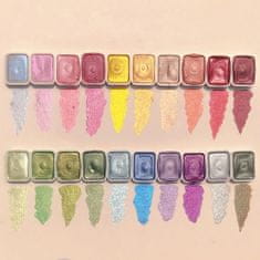 JOJOY® 20 barvni akvarelni slikarski set | COLORLINKE Shema 2