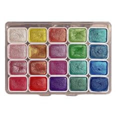 JOJOY® 20 barvni akvarelni slikarski set | COLORLINKE Shema 1