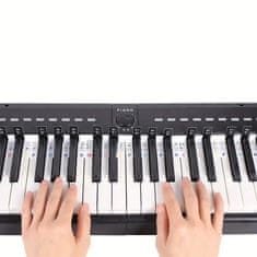 FRILLA® Nalepke note za klavir za lažje učenje | MELOKEY Mavrica