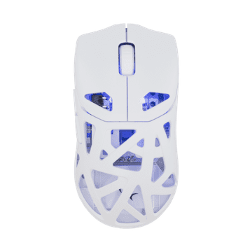 White Shark brezžična gaming miška WGM-5019 DAGONET / 24.000 DPI - bela