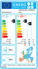 LG DualCool Deluxe stenska klimatska naprava (H09S1D)