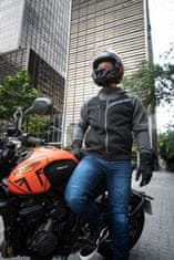 LS2 Motoristična jopa s kapuco Throttle, črna/siva