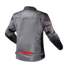 LS2 Poletna motoristična jakna Riva 2in1, siva/rdeča