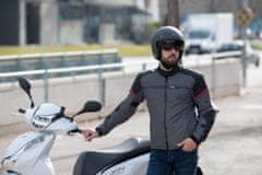 LS2 Poletna motoristična jakna Riva 2in1, siva/rdeča