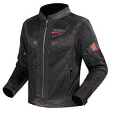 LS2 Poletna motoristična jakna Garda Air, črna/rdeča