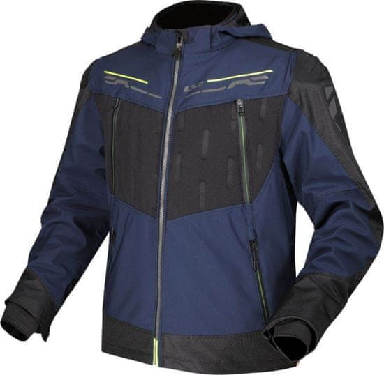 LS2 Športna softshell motoristična jakna Zirconium, modra