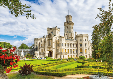 Sestavljanka Grad Hluboka, Češka 47x33cm 500 kosov