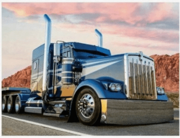 NORIMPEX Diamantna slika Modri tovornjak 30x40cm