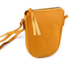 Dekliška torbica za čez ramo 13x18 cm - gorčična