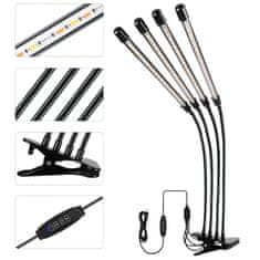MG Plant Light LED svetilka za rastline 36W, črna