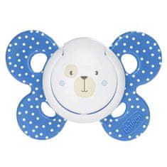 Chicco Silikonski spodbujevalnik PHYSIO COMFORT, modra, 6m +