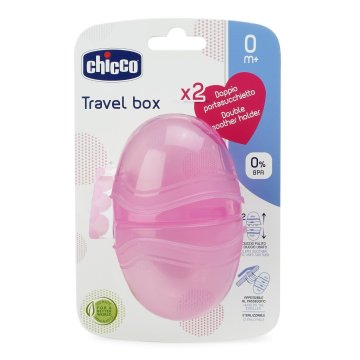 Chicco Torbica za 2 pudri, roza