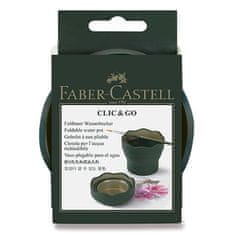 Faber-Castell Faber - Castell Skodelica za vodo Click & Go - temno zelena