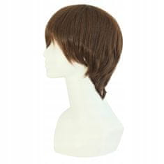 Korbi Moška Kratka Lasulja Temno Blond 10cm