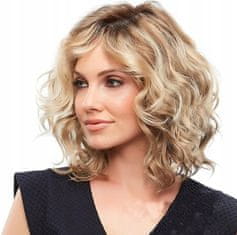 Korbi Blond Kodrasti Bob Lasulja na Mreži 35 cm 