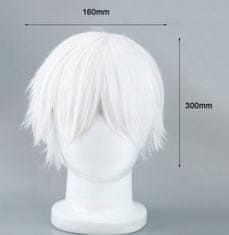 Korbi Peruka Tokyo Ghoul - Kaneki Ken Cosplay - Siva