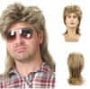 Moška Blond Lasulja Retro Mullet Disco Styling