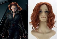 Korbi Peruka Črne Vdove Avengers - Rdeča Barva W55