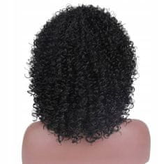 Korbi Kratka Črna Afro Lasulja s 20cm W15