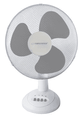 Esperanza Chinook ventilator, namizni, 30cm, 40W, belo-siv (T-5551-20)