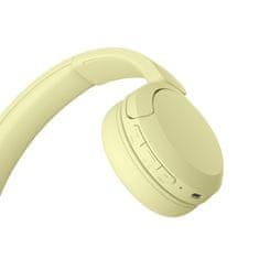 Sony WH-CH520 brezžične slušalke, rumene